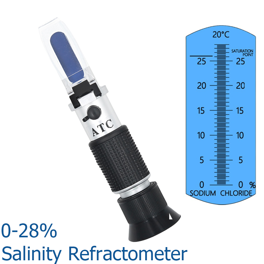 Marine Aquarium Water Analyzer - ATC مقياس انكسار مياه البحر مقياس