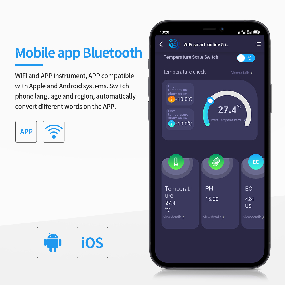 Tuya WiFi مقياس جودة المياه ،  - مراجعة Marine Aquarium Water Analyzer وسعره