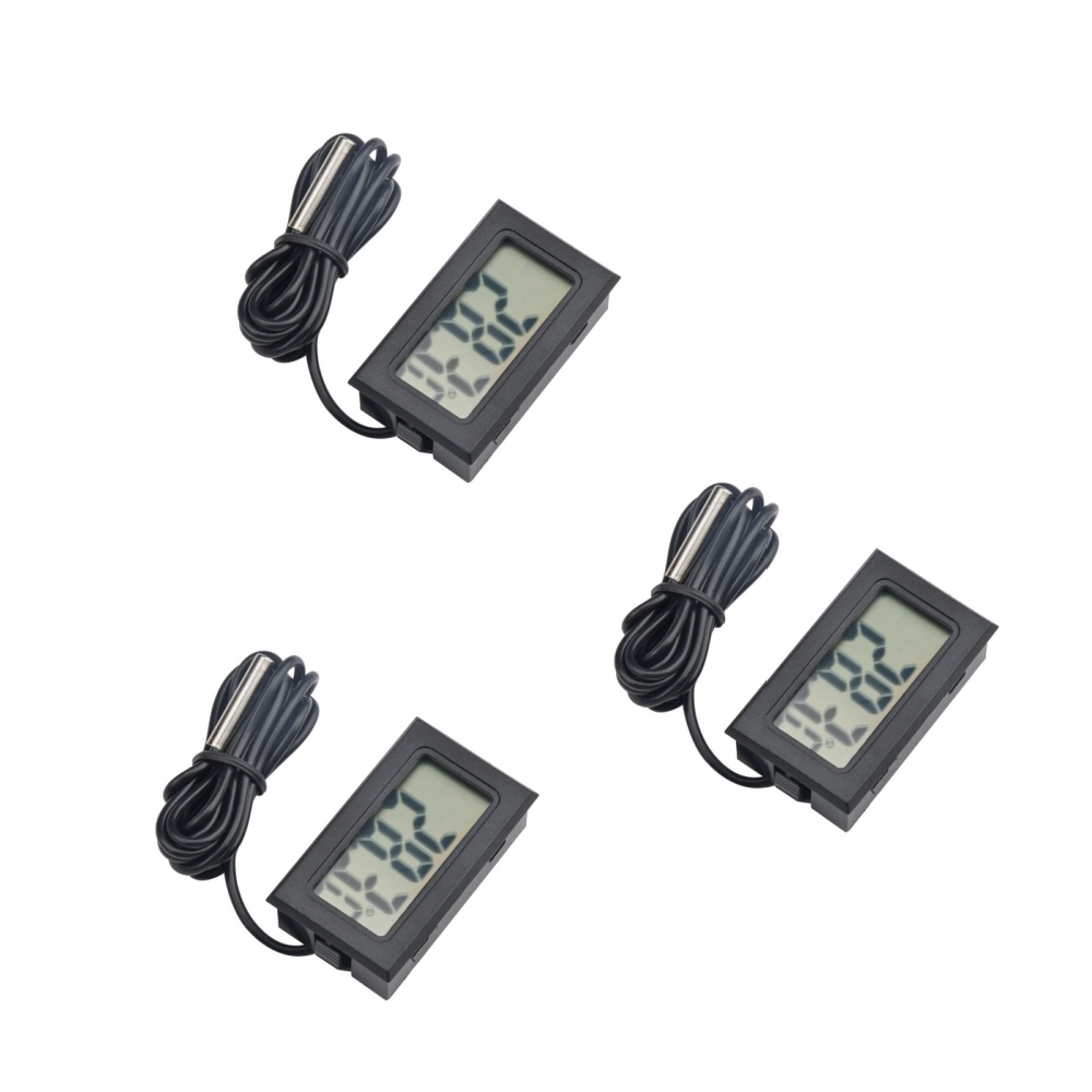 Mini LCD ميزان الحرارة الرقمي  - مراجعة Marine Aquarium Water Analyzer وسعره