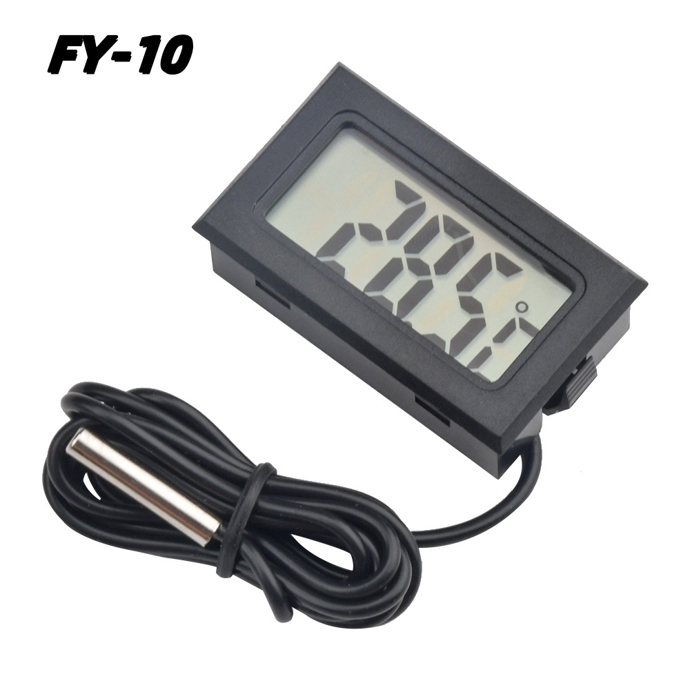 Mini LCD ميزان الحرارة الرقمي  - مراجعة Marine Aquarium Water Analyzer وسعره