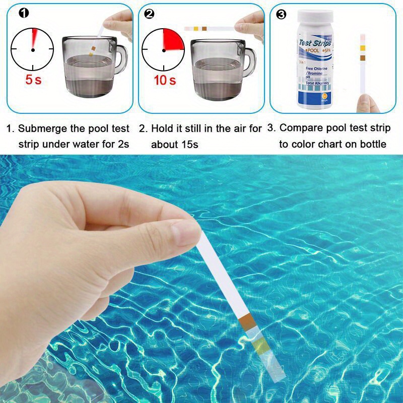 شرائط اختبار الكلور PH سبا حما - مراجعة Marine Aquarium Water Analyzer وسعره